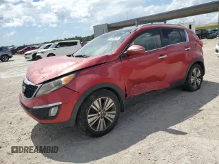 2015 Kia Sportage EX with VIN KNDPC3AC3F7763100, listed as a Copart auction lot 60968075 with Not provided miles and Salvage title. Bid and sale history available at DreamBid. Image 1.
