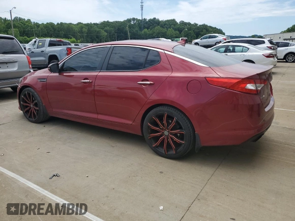 2013 Kia Optima SX with VIN 5XXGR4A63DG208778, listed as a Copart auction lot 57439155 with 169,726 mi miles and Salvage title. Bid and sale history available at DreamBid. Image 2.