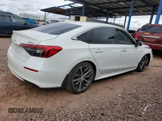 2022 Honda Civic Sedan Touring with VIN 2HGFE1F97NH316040, listed as a Copart auction lot 49002805 with 41,385 mi miles and Salvage Title. Bid and sale history available at carsss.com. Image 3.