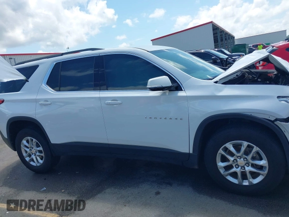 2019 Chevrolet Traverse LT Cloth with VIN 1GNERGKW6KJ128060, listed as a IAAI auction lot 42439758 with 84,406 mi miles and . Bid and sale history available at DreamBid. Image 13.