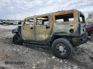 2004 Hummer H2 with VIN 5GRGN23U14H117277, listed as a Copart auction lot 87757135 with Not Provided miles and Salvage Title. Bid and sale history available at carsss.com. Image 2.
