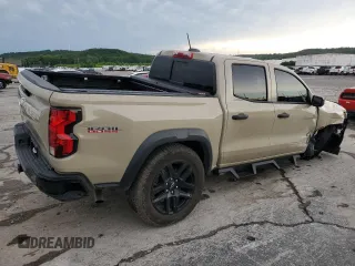 2023 Chevrolet Colorado 4WD Trail Boss with VIN 1GCPTEEK2P1131528, listed as a Copart auction lot 61356945 with 17,452 mi miles and Salvage title. Bid and sale history available at DreamBid. Image 3.