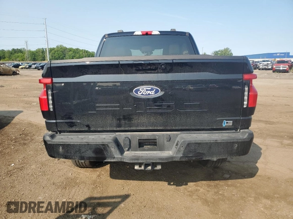 2024 Ford F-150 Lightning Flash with VIN 1FT6W3L75RWG27385, listed as a Copart auction lot 58961275 with 6,010 mi miles and Clean title. Bid and sale history available at DreamBid. Image 6.