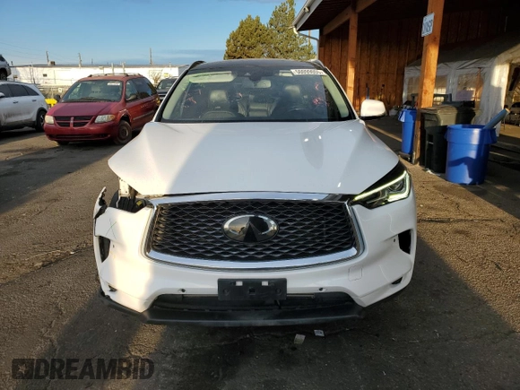 2019 Infiniti QX50 Luxe с VIN 3PCAJ5M3XKF123473, выставлен на аукционе Copart как лот 50099005 с пробегом 57 211 миль миль и Чистый • Clean title. История ставок и продаж доступна на DreamBid. Изображение 5.