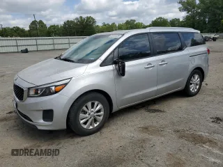 2018 Kia Sedona LX with VIN KNDMB5C17J6403033, listed as a Copart auction lot 53404425 with 52,872 mi miles and Salvage Title. Bid and sale history available at carsss.com. Image 1.