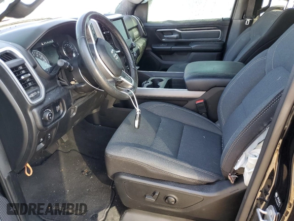 2022 Ram 1500 Big Horn with VIN 1C6SRFFT5NN200831, listed as a Copart auction lot 60857395 with 41,481 mi miles and Salvage title. Bid and sale history available at DreamBid. Image 7.
