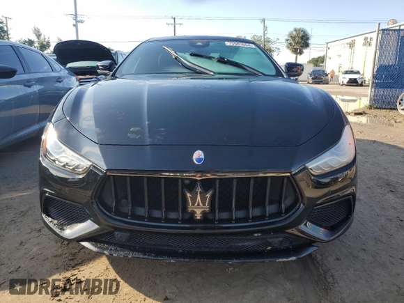 2021 Maserati Ghibli S with VIN ZAM57YSA6M1368667, listed as a Copart auction lot 73985054 with Not provided miles and Salvage title. Bid and sale history available at DreamBid. Image 5.