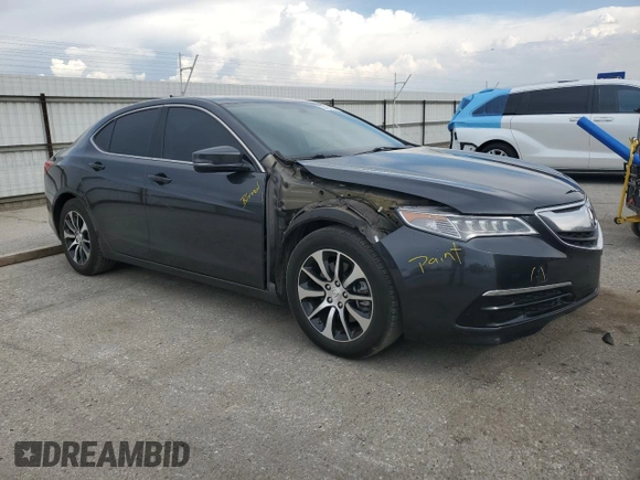 2015 Acura TLX with VIN 19UUB1F39FA024370, listed as a Copart auction lot 55422585 with 82,900 mi miles and Salvage Title. Bid and sale history available at carsss.com. Image 4.