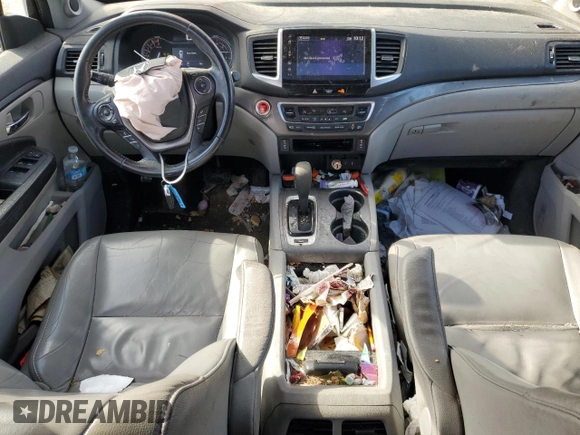 2017 Honda Pilot EX-L with VIN 5FNYF6H53HB035987, listed as a Copart auction lot 45834495 with 163,365 mi miles and Non Repairable. Bid and sale history available at DreamBid. Image 8.