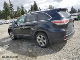 2015 Toyota Highlander Limited with VIN 5TDDKRFHXFS128698, listed as a Copart auction lot 52610495 with 161,412 mi miles and Salvage Title. Bid and sale history available at carsss.com. Image 2.