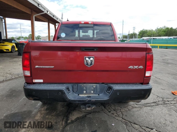 2015 Ram 1500 Big Horn with VIN 1C6RR7LT1FS671631, listed as a Copart auction lot 58530775 with Not provided miles and Salvage title. Bid and sale history available at DreamBid. Image 6.