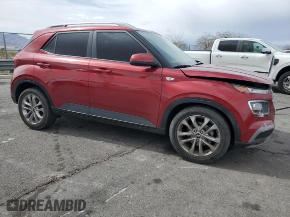 2024 Hyundai Venue SEL with VIN KMHRC8A3XRU303908, listed as a Copart auction lot 51671415 with 12,649 mi miles and Salvage title. Bid and sale history available at DreamBid. Image 4.