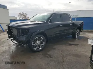 2021 Ram 1500 Limited with VIN 1C6RREHT9MN833708, listed as a Copart auction lot 42825435 with Not provided miles and Salvage title. Bid and sale history available at DreamBid. Image 1.