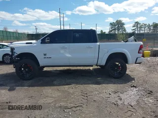 2022 Ram 1500 Big Horn with VIN 1C6SRFFT7NN204928, listed as a IAAI auction lot 41991645 with 15,597 mi miles. Bid and sale history available at carsss.com. Image 14.