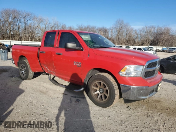 2020 Ram 1500 Tradesman with VIN 1C6RR6FG0LS121521, listed as a Copart auction lot 87486624 with 56,563 mi miles and Salvage title. Bid and sale history available at DreamBid. Image 4.