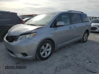 2013 Toyota Sienna LE AAS with VIN 5TDKK3DC4DS379127, listed as a Copart auction lot 50059185 with 153,633 mi miles and Salvage title. Bid and sale history available at DreamBid. Image 1.