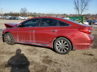 2017 Hyundai Sonata Sport with VIN 5NPE34AF6HH469065, listed as a Copart auction lot 41884845 with 119,447 mi miles and Salvage Title. Bid and sale history available at carsss.com. Image 2.
