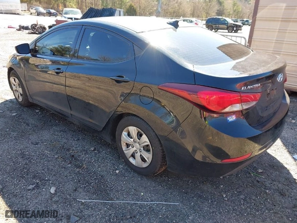 2016 Hyundai Elantra SE with VIN 5NPDH4AE4GH756150, listed as a IAAI auction lot 41600344 with 119,367 mi miles. Bid and sale history available at carsss.com. Image 3.