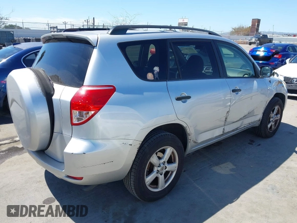 2007 Toyota RAV4 with VIN JTMZK33V076004549, listed as a IAAI auction lot 42018605 with 115,548 mi miles. Bid and sale history available at carsss.com. Image 4.