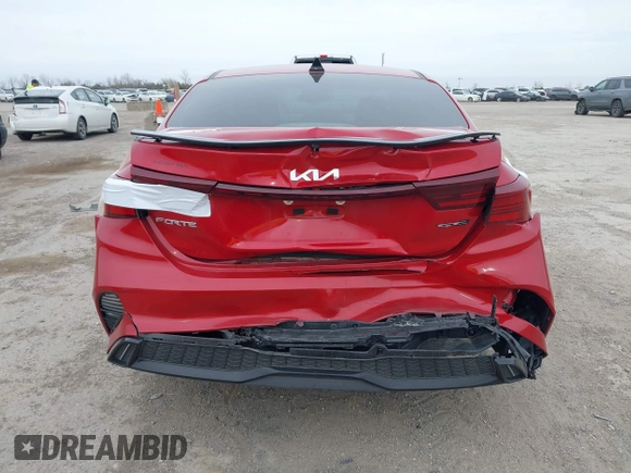 2024 Kia Forte GT-Line with VIN 3KPF54AD8RE800716, listed as a IAAI auction lot 41743373 with 9,667 mi miles. Bid and sale history available at carsss.com. Image 16.