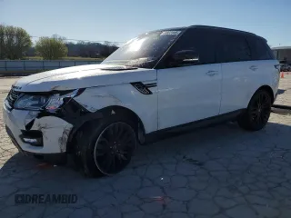 2016 Land Rover Range Rover Sport V8 Dynamic with VIN SALWR2EF4GA100267, listed as a Copart auction lot 49803945 with 52,261 mi miles and Salvage Title. Bid and sale history available at carsss.com. Image 1.