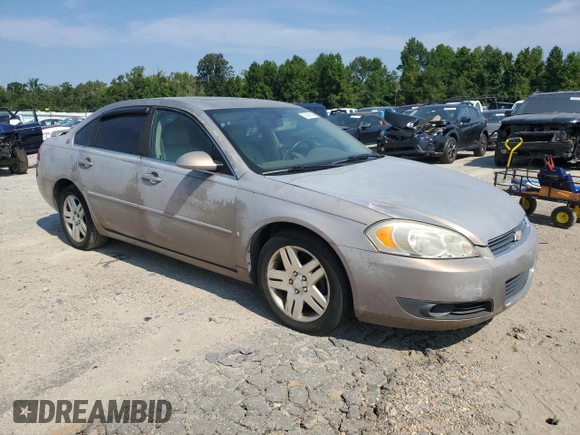 2006 Chevrolet Impala LT 3.9L with VIN 2G1WC581869227102, listed as a Copart auction lot 68889654 with 278,530 mi miles and Salvage Title. Bid and sale history available at DreamBid. Image 4.