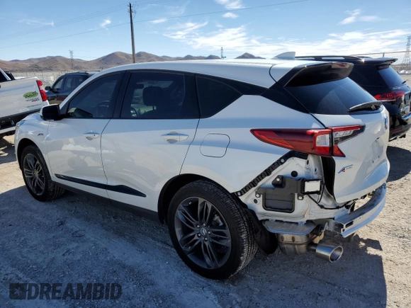 2022 Acura RDX w/A-Spec Package with VIN 5J8TC1H6XNL005572, listed as a Copart auction lot 43142853 with 10,700 mi miles. Bid and sale history available at carsss.com. Image 2.