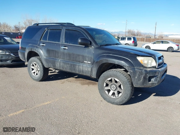 2007 Toyota 4Runner SR5 with VIN JTEBU14R878089609, listed as a IAAI auction lot 41680684 with 187,377 mi miles. Bid and sale history available at carsss.com. Image 1.