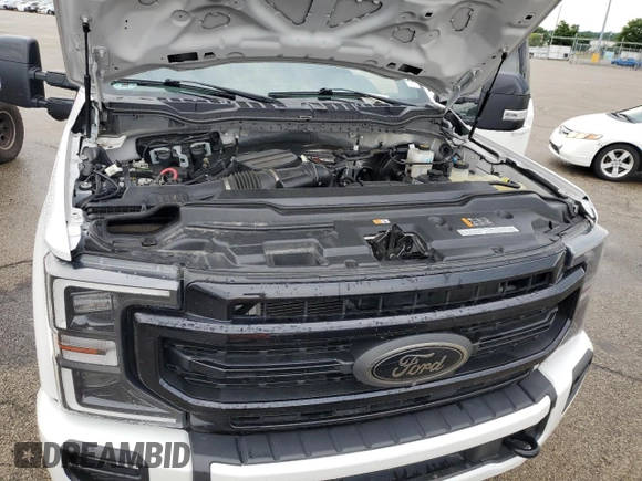 2022 Ford F-250 XL with VIN 1FT7W2BN5NEG23402, listed as a Copart auction lot 59352125 with 41,262 mi miles and Salvage title. Bid and sale history available at DreamBid. Image 11.