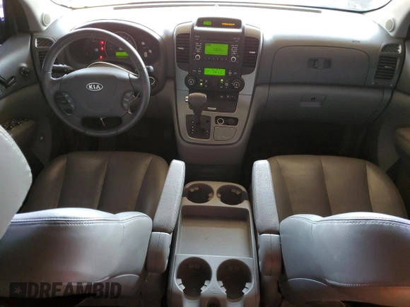 2009 Kia Sedona LX with VIN KNDMB233196279966, listed as a Copart auction lot 49606935 with 125,226 mi miles and Salvage Title. Bid and sale history available at carsss.com. Image 8.