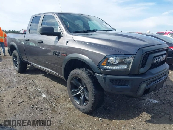 2021 Ram 1500 Classic Warlock with VIN 1C6RR7GT9MS578069, listed as a IAAI auction lot 41691277 with 61,996 mi miles. Bid and sale history available at carsss.com. Image 1.