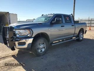 2023 Ram 2500 Tradesman with VIN 3C6UR5CL9PG615878, listed as a Copart auction lot 81137594 with 5,057 mi miles and Salvage Title. Bid and sale history available at carsss.com. Image 1.