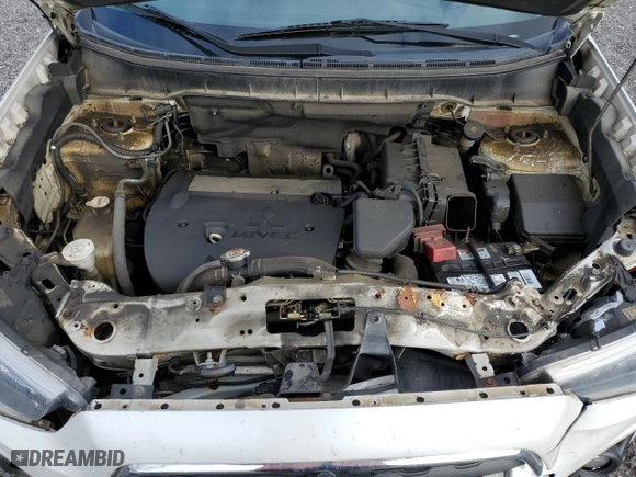 2015 Mitsubishi RVR GT with VIN 4A4AJ4AW7FE604855, listed as a Copart auction lot 74571884 with 158509 miles and Salvage Title. Bid and sale history available at carsss.com. Image 12.