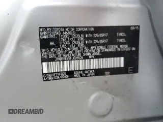 2015 Toyota RAV4 LE with VIN JTMBFREV8FJ026526, listed as a Copart auction lot 86585454 with Not Provided miles and Salvage Title. Bid and sale history available at carsss.com. Image 14.
