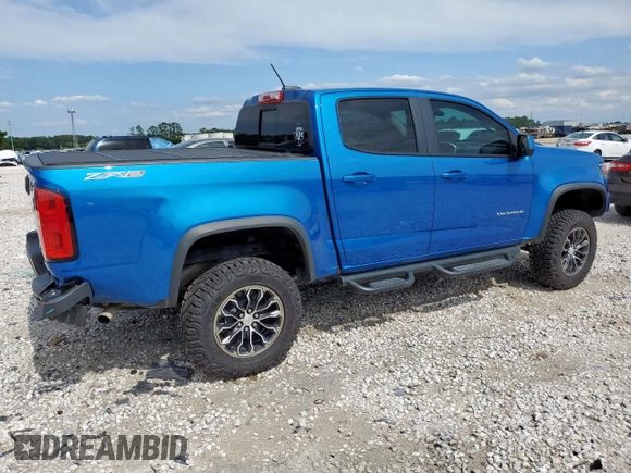 2021 Chevrolet Colorado 4WD ZR2 z VIN 1GCGTEEN7M1157788, wystawiony jako Copart lot #58042845 z przebiegiem 49 008 mil mil oraz Szkoda całkowita • Salvage title. Historia ofert i sprzedaży dostępna na DreamBid. Obrazek 3.