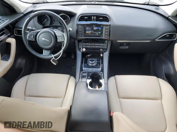 2017 Jaguar F-Pace 35t Premium with VIN SADCJ2BVXHA059128, listed as a Copart auction lot 52948875 with 108,469 mi miles and Clean Title. Bid and sale history available at DreamBid. Image 8.