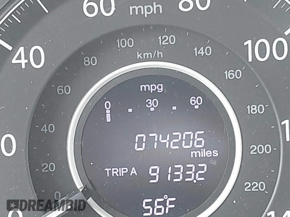 2015 Honda CR-V EX-L with VIN 2HKRM3H71FH540967, listed as a IAAI auction lot 41934678 with 74,206 mi miles. Bid and sale history available at carsss.com. Image 15.