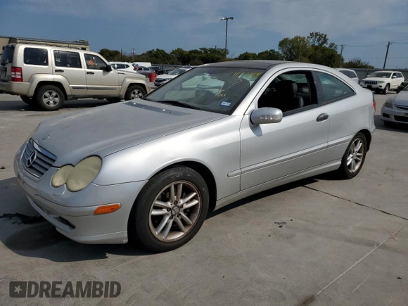 2003 Mercedes-Benz C 230 Kompressor with VIN WDBRN40J43A407471, listed as a Copart auction lot 74177904 with Not provided miles and Clean title. Bid and sale history available at DreamBid. Image 1.