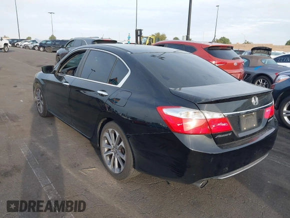 2013 Honda Accord Sport with VIN 1HGCR2F52DA197224, listed as a IAAI auction lot 41712461 with 188,065 mi miles and . Bid and sale history available at DreamBid. Image 3.