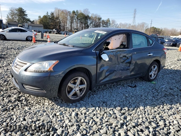 2014 Nissan Sentra S with VIN 3N1AB7AP2EL682217, listed as a Copart auction lot 49797155 with 145,269 mi miles and Salvage Title. Bid and sale history available at DreamBid. Image 1.
