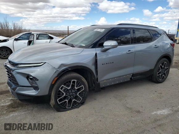 2023 Chevrolet Blazer RS with VIN 3GNKBKRS9PS222081, listed as a Copart auction lot 48617805 with 52,079 mi miles and Salvage title. Bid and sale history available at DreamBid. Image 1.