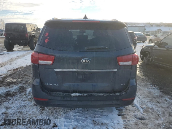 2015 Kia Sedona SX with VIN KNDMC5C15F6037710, listed as a Copart auction lot 89077365 with 165,143 mi miles and Clean Title. Bid and sale history available at carsss.com. Image 6.