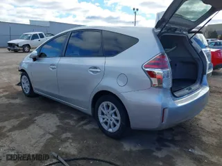 2015 Toyota Prius v Two with VIN JTDZN3EU2FJ037348, listed as a IAAI auction lot 41225188 with 147,822 mi miles. Bid and sale history available at carsss.com. Image 3.