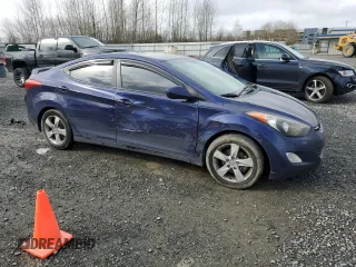 2013 Hyundai Elantra GLS with VIN 5NPDH4AE3DH275138, listed as a Copart auction lot 47889945 with 174,925 mi miles and Salvage title. Bid and sale history available at DreamBid. Image 4.