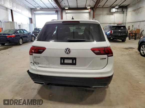 2019 Volkswagen Tiguan SE with VIN 3VV2B7AX0KM157357, listed as a Copart auction lot 55564975 with 57,421 mi miles and Salvage Title. Bid and sale history available at DreamBid. Image 6.
