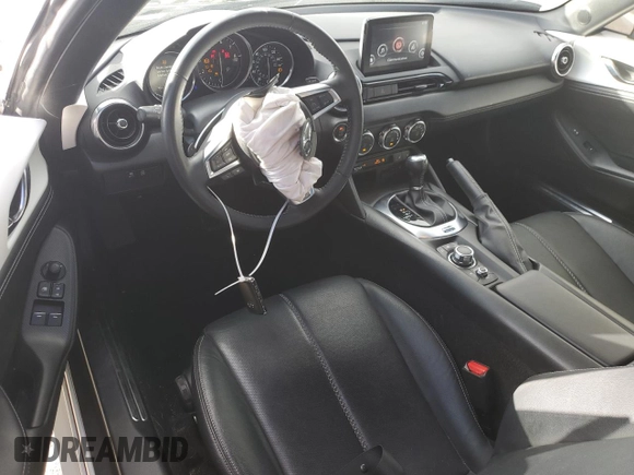 2021 Mazda MX-5 Miata Grand Touring with VIN JM1NDAM77M0455019, listed as a Copart auction lot 78058694 with 12,363 mi miles and Salvage title. Bid and sale history available at DreamBid. Image 8.