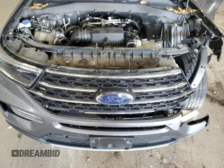 2022 Ford Explorer XLT with VIN 1FMSK8DH6NGC05835, listed as a Copart auction lot 56245535 with 54,839 mi miles and Salvage title. Bid and sale history available at DreamBid. Image 12.