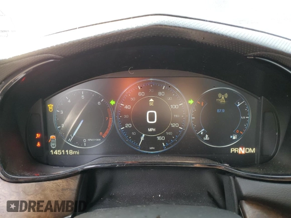 2014 Cadillac CTS Performance RWD with VIN 1G6AS5S38E0151150, listed as a Copart auction lot 43473825 with 145,118 mi miles and Salvage Title. Bid and sale history available at DreamBid. Image 9.