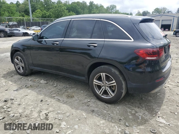 2022 Mercedes-Benz GLC 300 with VIN W1N0G8EB9NG024549, listed as a Copart auction lot 55960155 with 88,280 mi miles and Clean Title. Bid and sale history available at DreamBid. Image 2.