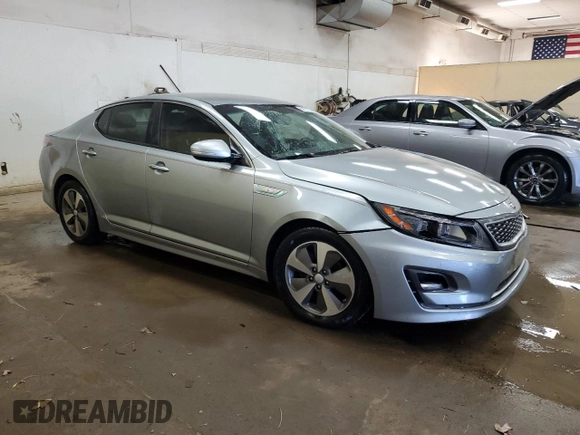 2014 Kia Optima Hybrid EX with VIN KNAGN4AD3E5073721, listed as a Copart auction lot 80131124 with 159,461 mi miles and Salvage Title. Bid and sale history available at carsss.com. Image 4.